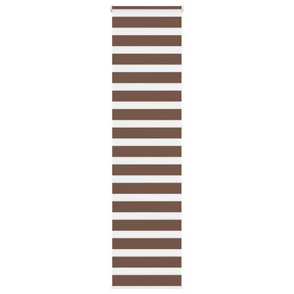 zebragardin brun 65x230 cm stofbredde 60,9 cm polyester