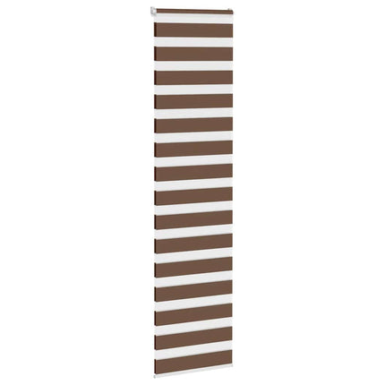 zebragardin brun 65x230 cm stofbredde 60,9 cm polyester