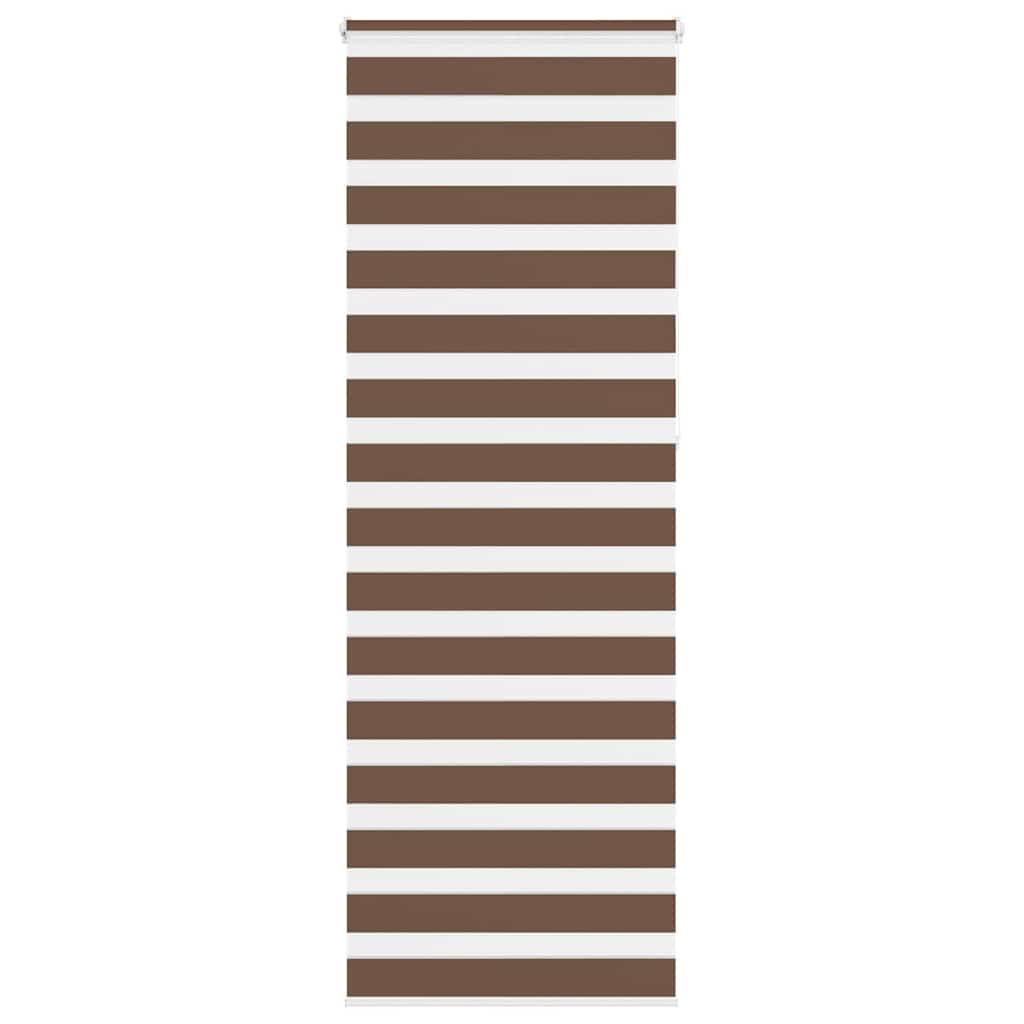 zebragardin brun 70x230 cm stofbredde 65,9 cm polyester