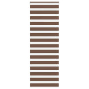 zebragardin brun 70x230 cm stofbredde 65,9 cm polyester