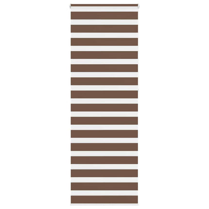 zebragardin brun 70x230 cm stofbredde 65,9 cm polyester