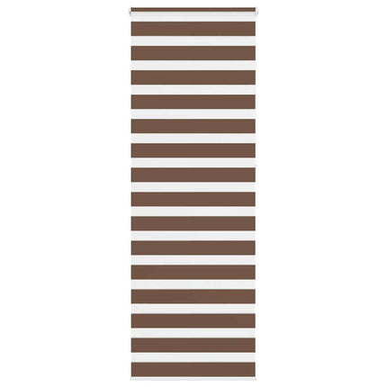 zebragardin brun 75x230 cm stofbredde 70,9 cm polyester