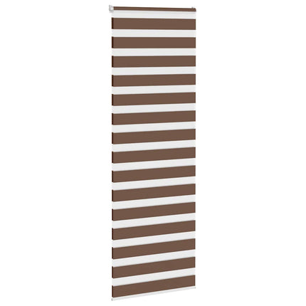 zebragardin brun 75x230 cm stofbredde 70,9 cm polyester