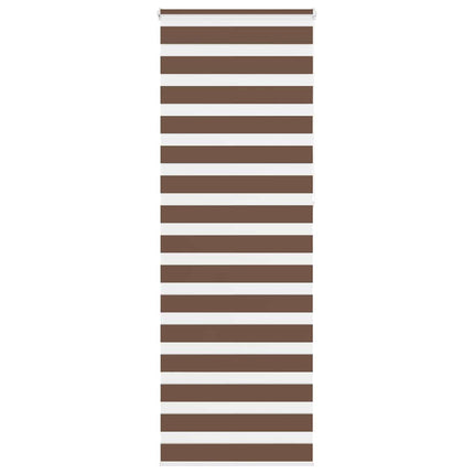 zebragardin brun 80x230 cm stofbredde 75,9 cm polyester