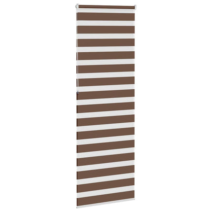 zebragardin brun 80x230 cm stofbredde 75,9 cm polyester