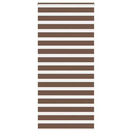 zebragardin brun 115x230 cm stofbredde 110,9 cm polyester