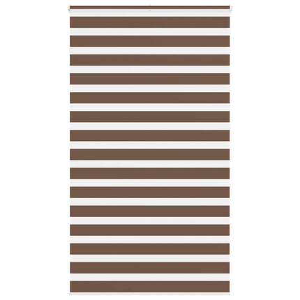 zebragardin brun 130x230 cm stofbredde 125,9 cm polyester