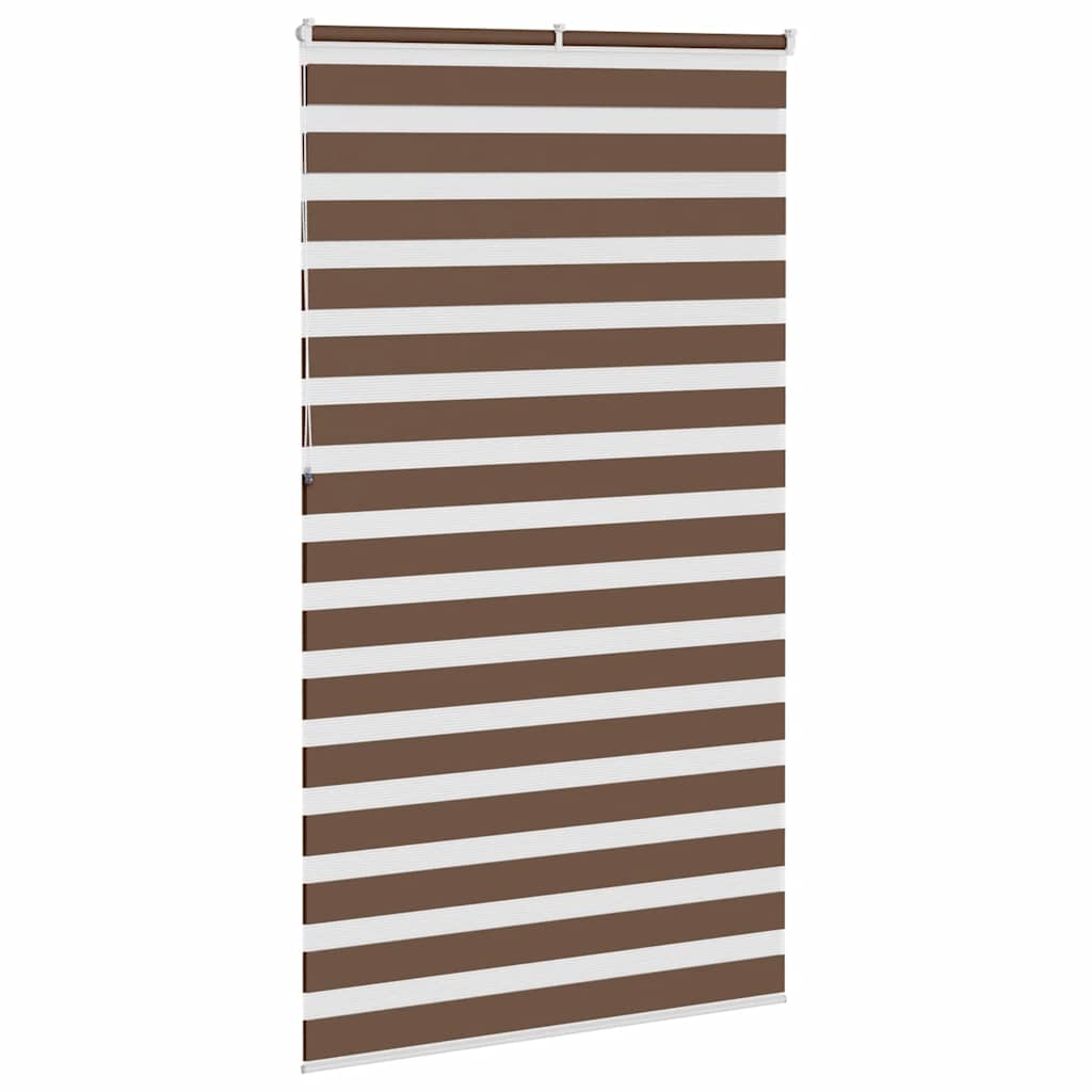 zebragardin brun 130x230 cm stofbredde 125,9 cm polyester