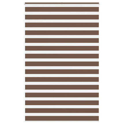 zebragardin brun 140x230 cm stofbredde 135,9 cm polyester