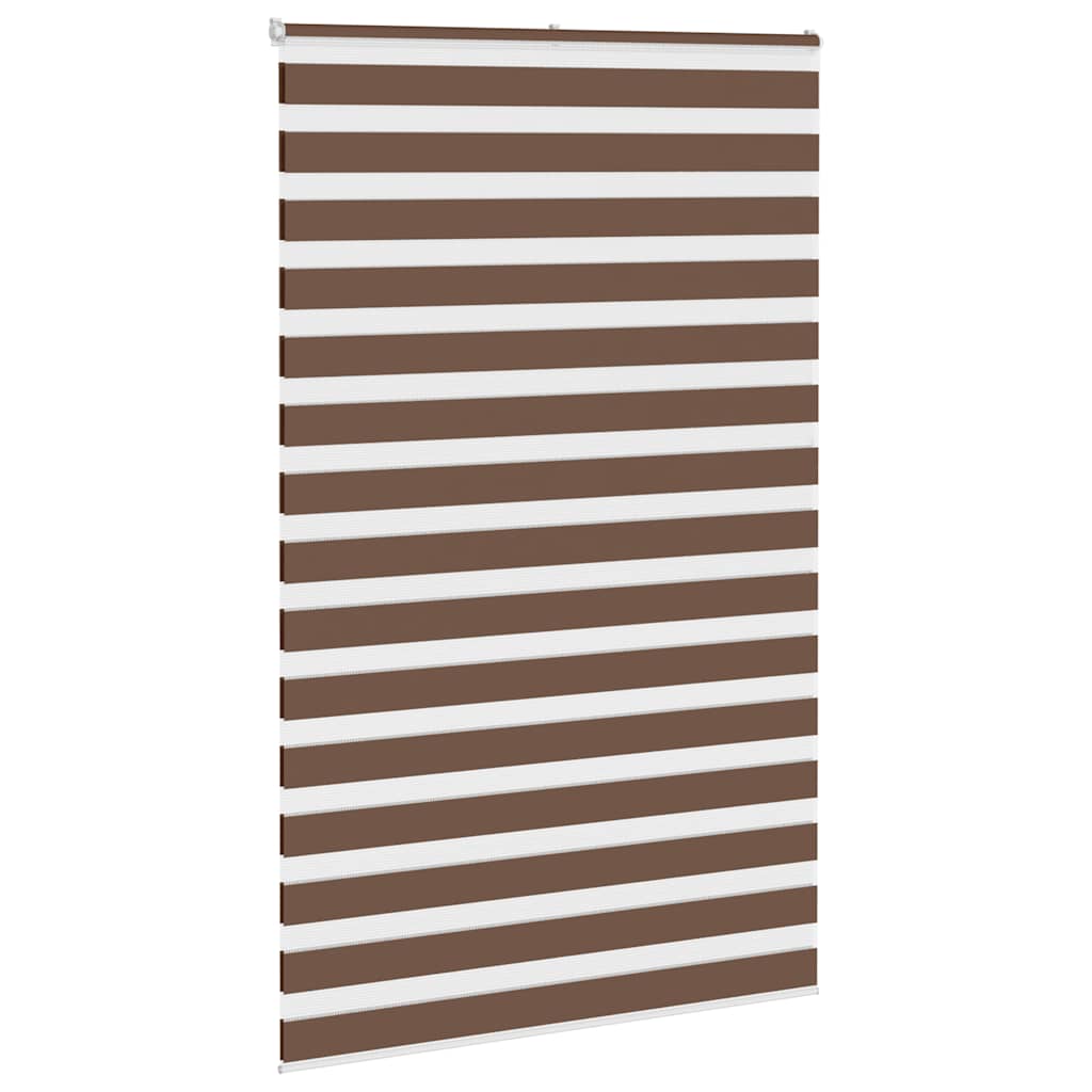 zebragardin brun 140x230 cm stofbredde 135,9 cm polyester