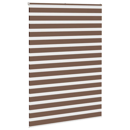 zebragardin brun 160x230 cm stofbredde 155,9 cm polyester
