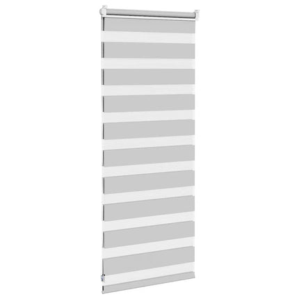 zebragardin lysegrå 55x100 cm stofbredde 50,9 cm polyester