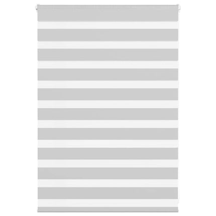 zebragardin lysegrå 100x100 cm stofbredde 95,9 cm polyester