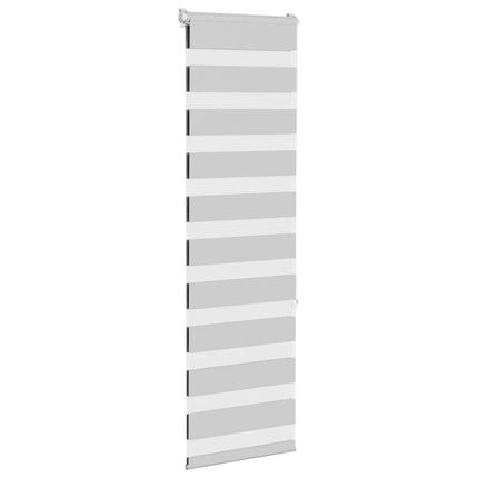 zebragardin lysegrå 40x150 cm stofbredde 35,9 cm polyester