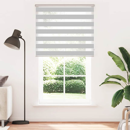 zebragardin lysegrå 120x200 cm stofbredde 115,9 cm polyester