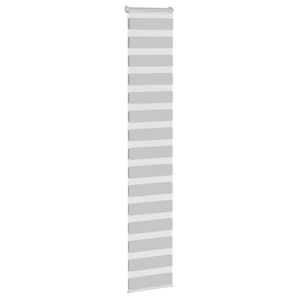 zebragardin lysegrå 45x230 cm stofbredde 40,9 cm polyester
