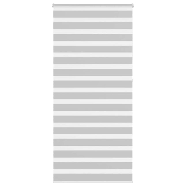 zebragardin lysegrå 100x230 cm stofbredde 95,9 cm polyester