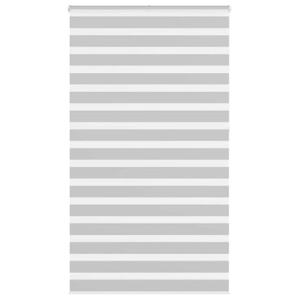 zebragardin lysegrå 125x230 cm stofbredde 120,9 cm polyester
