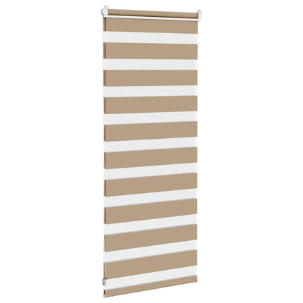 zebragardin sandbrun 65x100 cm stofbredde 60,9 cm polyester