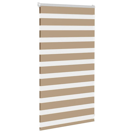 zebragardin sandbrun 70x100 cm stofbredde 65,9 cm polyester