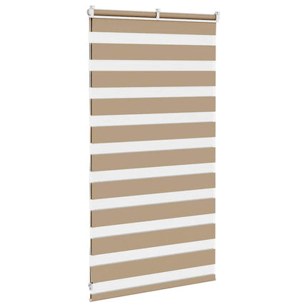 zebragardin sandbrun 70x100 cm stofbredde 65,9 cm polyester