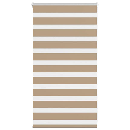 zebragardin sandbrun 85x100 cm stofbredde 80,9 cm polyester
