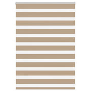 zebragardin sandbrun 95x100 cm stofbredde 90,9 cm polyester