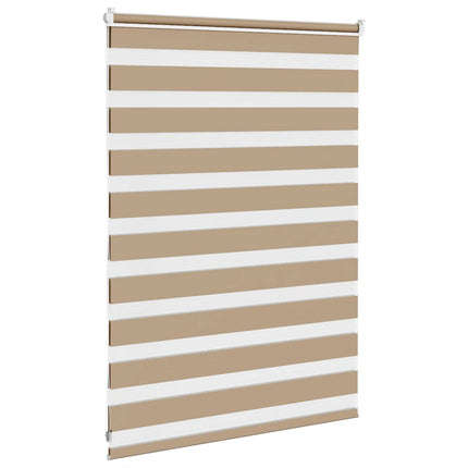 zebragardin sandbrun 100x100 cm stofbredde 95,9 cm polyester