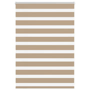 zebragardin sandbrun 110x100 cm stofbredde 105,9 cm polyester