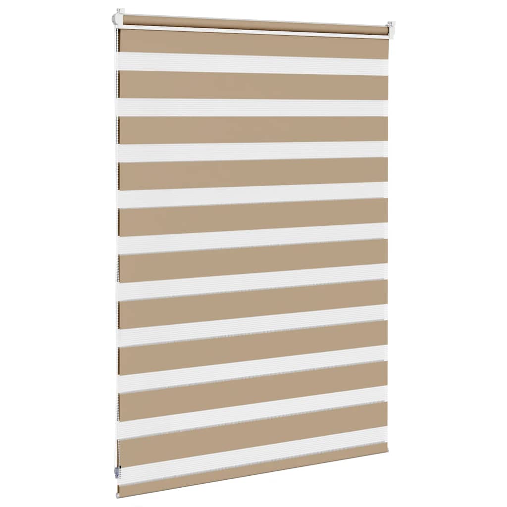 zebragardin sandbrun 110x100 cm stofbredde 105,9 cm polyester