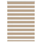 zebragardin sandbrun 115x100 cm stofbredde 110,9 cm polyester
