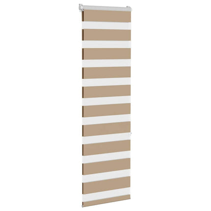 zebragardin sandbrun 40x150 cm stofbredde 35,9 cm polyester