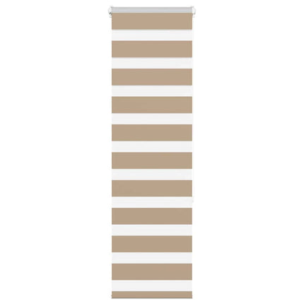 zebragardin sandbrun 50x150 cm stofbredde 45,9 cm polyester