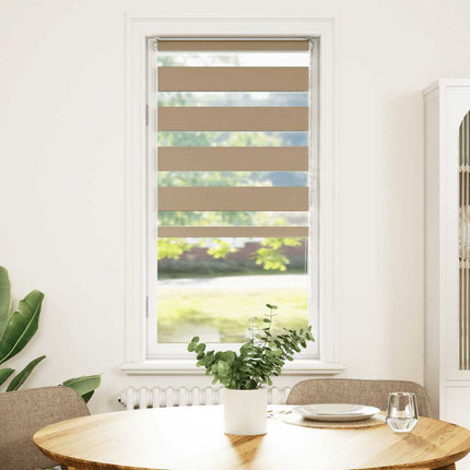 zebragardin sandbrun 60x150 cm stofbredde 55,9 cm polyester