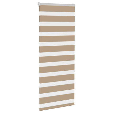 zebragardin sandbrun 60x150 cm stofbredde 55,9 cm polyester