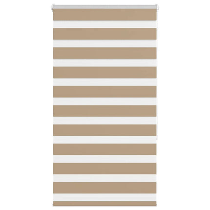 zebragardin sandbrun 75x150 cm stofbredde 70,9 cm polyester