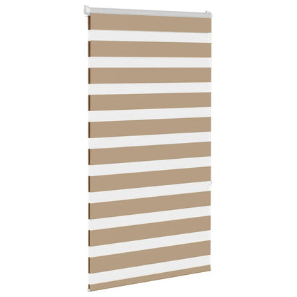 zebragardin sandbrun 80x150 cm stofbredde 75,9 cm polyester