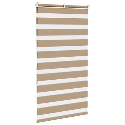 zebragardin sandbrun 80x150 cm stofbredde 75,9 cm polyester