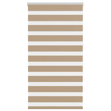 zebragardin sandbrun 85x150 cm stofbredde 80,9 cm polyester