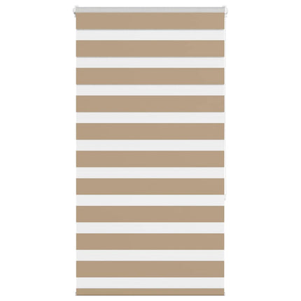 zebragardin sandbrun 90x150 cm stofbredde 85,9 cm polyester