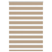 zebragardin sandbrun 110x150 cm stofbredde 105,9 cm polyester
