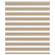 zebragardin sandbrun 130x150 cm stofbredde 125,9 cm polyester