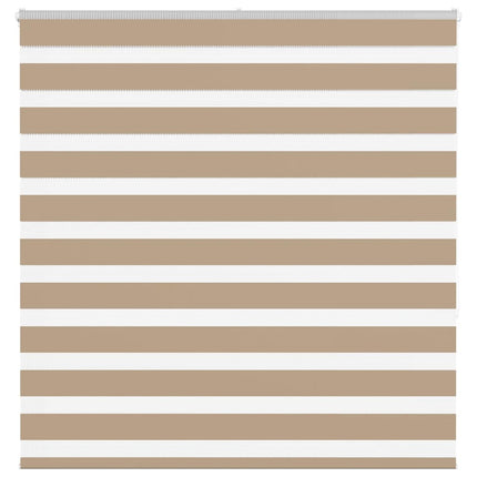 zebragardin sandbrun 140x150 cm stofbredde 135,9 cm polyester