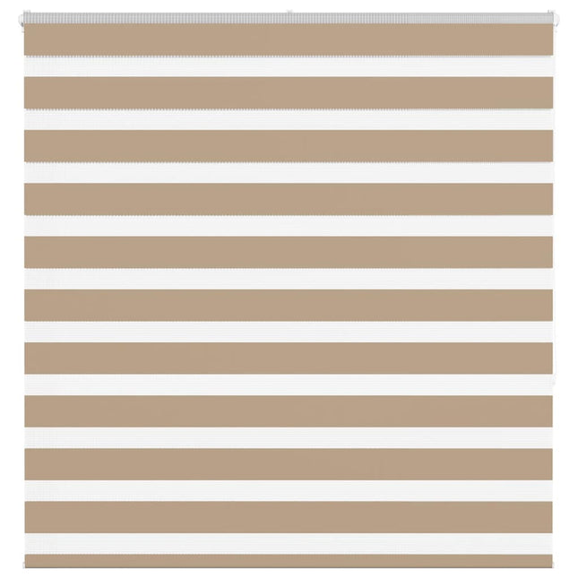 zebragardin sandbrun 150x150 cm stofbredde 145,9 cm polyester