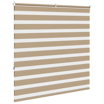 zebragardin sandbrun 150x150 cm stofbredde 145,9 cm polyester