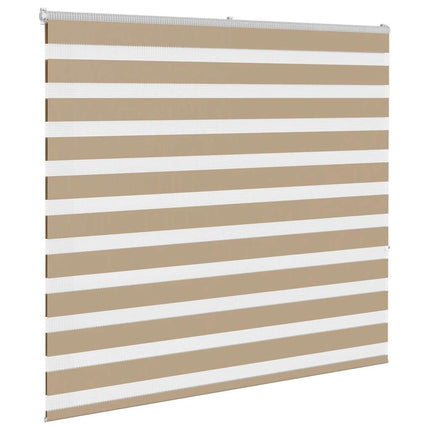 zebragardin sandbrun 165x150 cm stofbredde 160,9 cm polyester