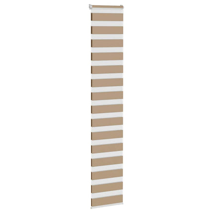zebragardin sandbrun 50x200 cm stofbredde 45,9 cm polyester