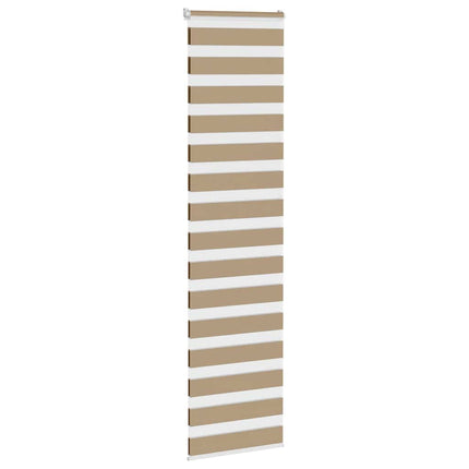 zebragardin sandbrun 55x200 cm stofbredde 50,9 cm polyester