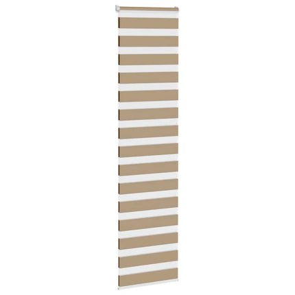 zebragardin sandbrun 60x200 cm stofbredde 55,9 cm polyester