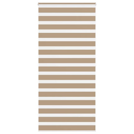 zebragardin sandbrun 105x200 cm stofbredde 100,9 cm polyester